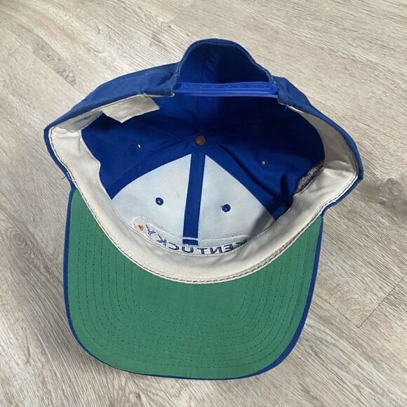 Vintage Kentucky Wildcats Hat Snapback College Basketball Blue Cap - Picture 3 of 8